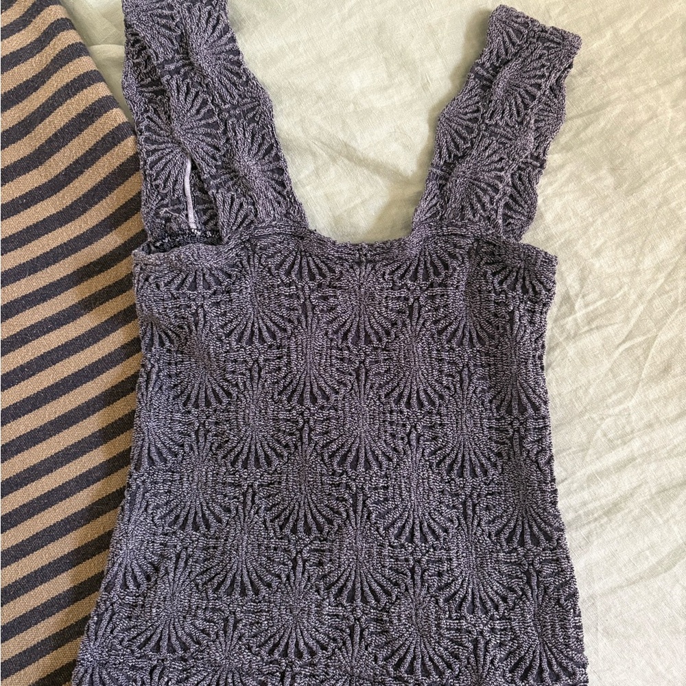 Free People Love letter tank top